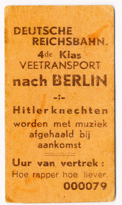 Viehtransport nach Berlin – Hitlers Helfer werden bei der Ankunft mit Musik begrüßt