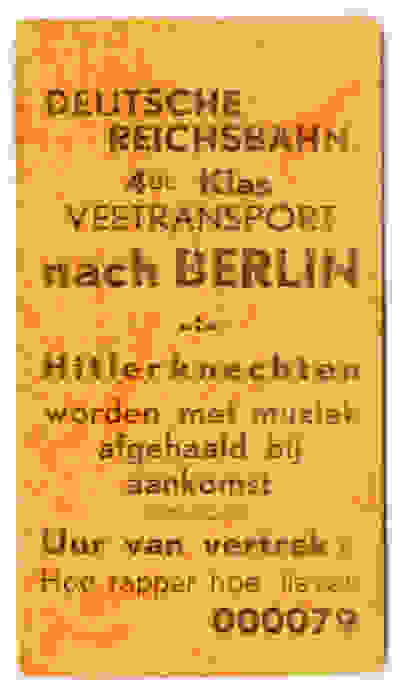 Viehtransport nach Berlin – Hitlers Helfer werden bei der Ankunft mit Musik begrüßt