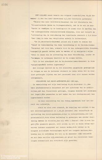 Artikel mit dem Beschluss des Magistrats vom 3. Dezember 1942